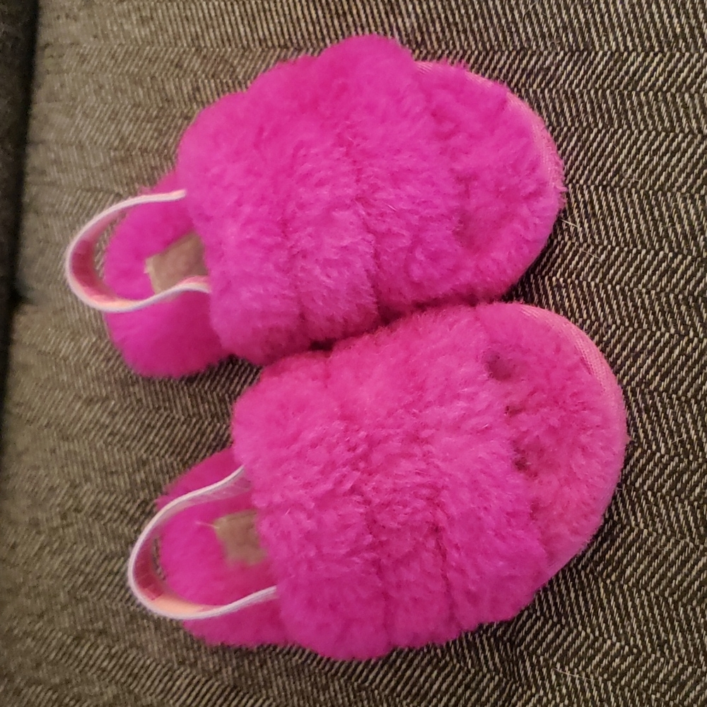 Fluff Yeah Ugg Slides -Toddler 8